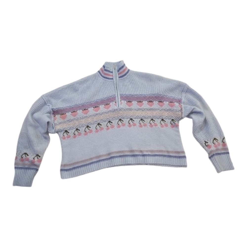 Women's Light Blue Sweater - Picture 3 of 9